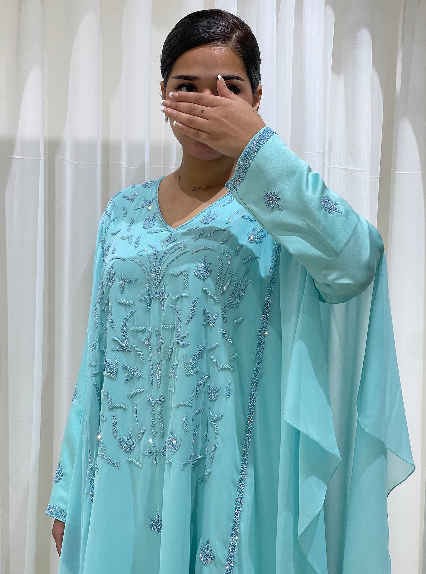 LS153 Tiffany A cut Evening Wear