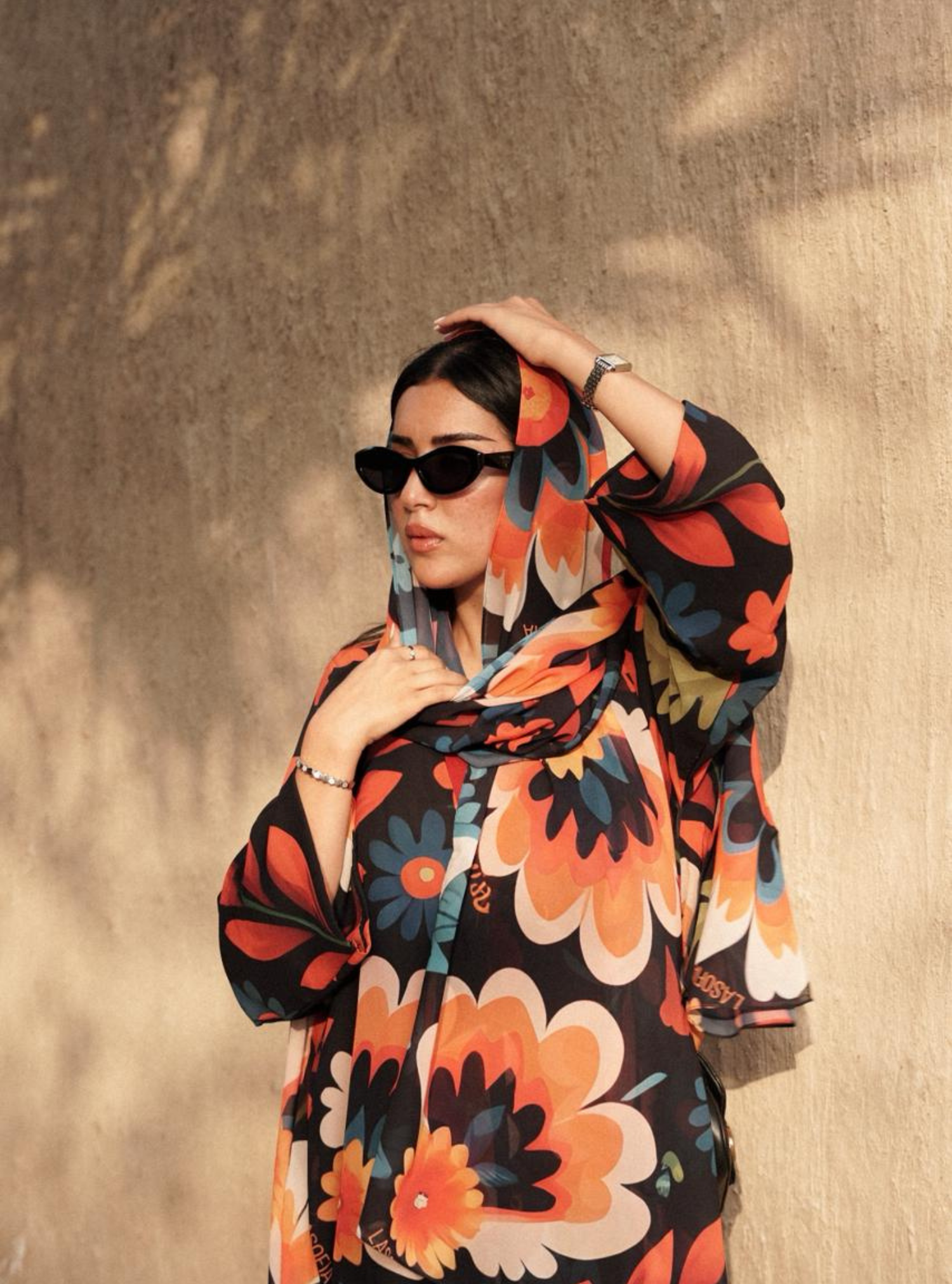 LS171- Black  A Cut Summer Abaya