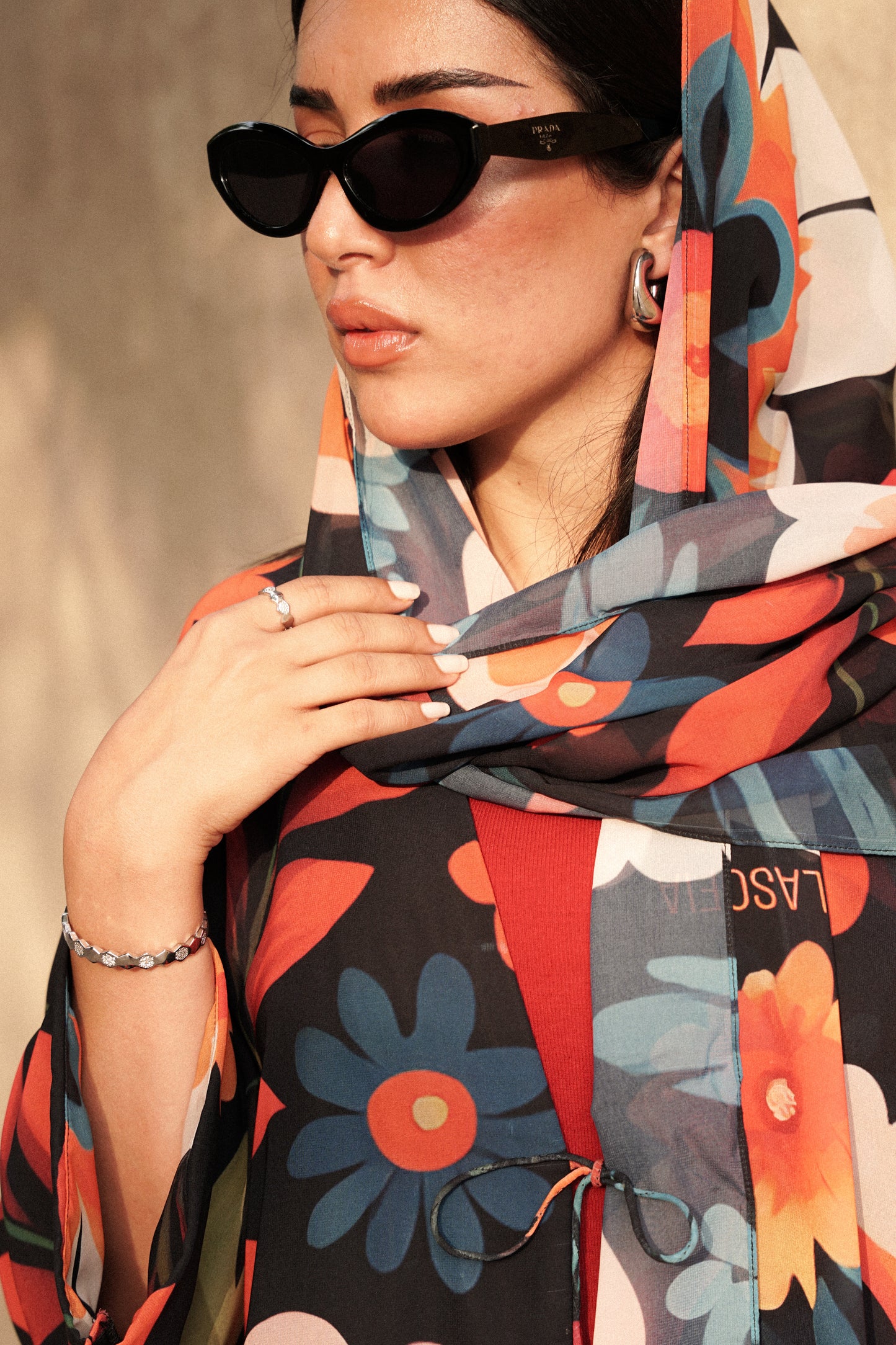 LS171- Black  A Cut Summer Abaya