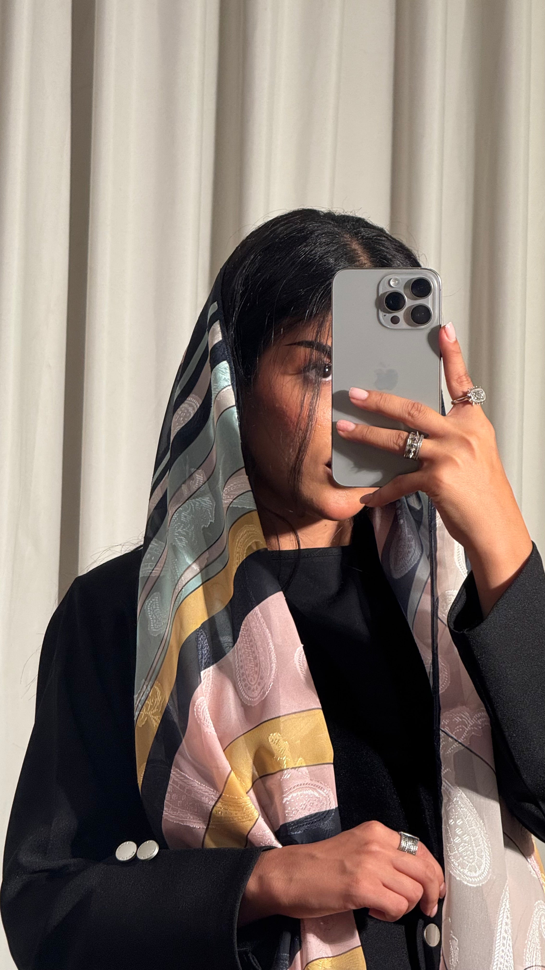 LS189  Black Blazer A Cut Summer  Abaya