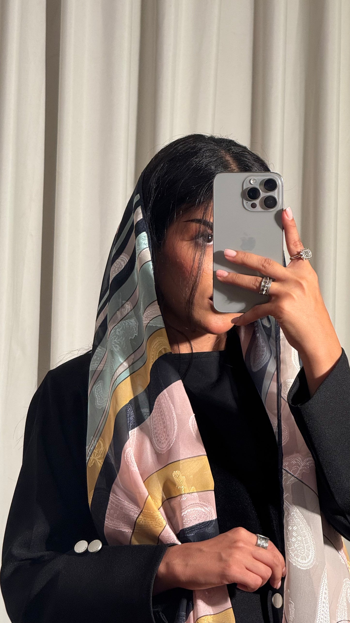 LS189  Black Blazer A Cut Summer  Abaya