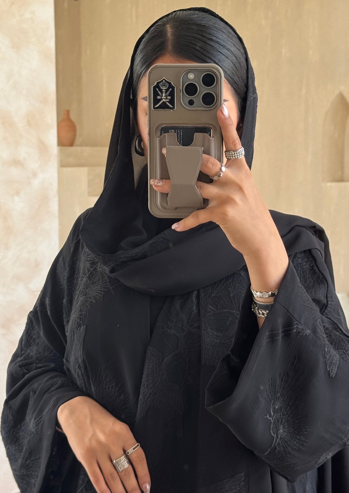 LS160 - Black A Cut Abaya