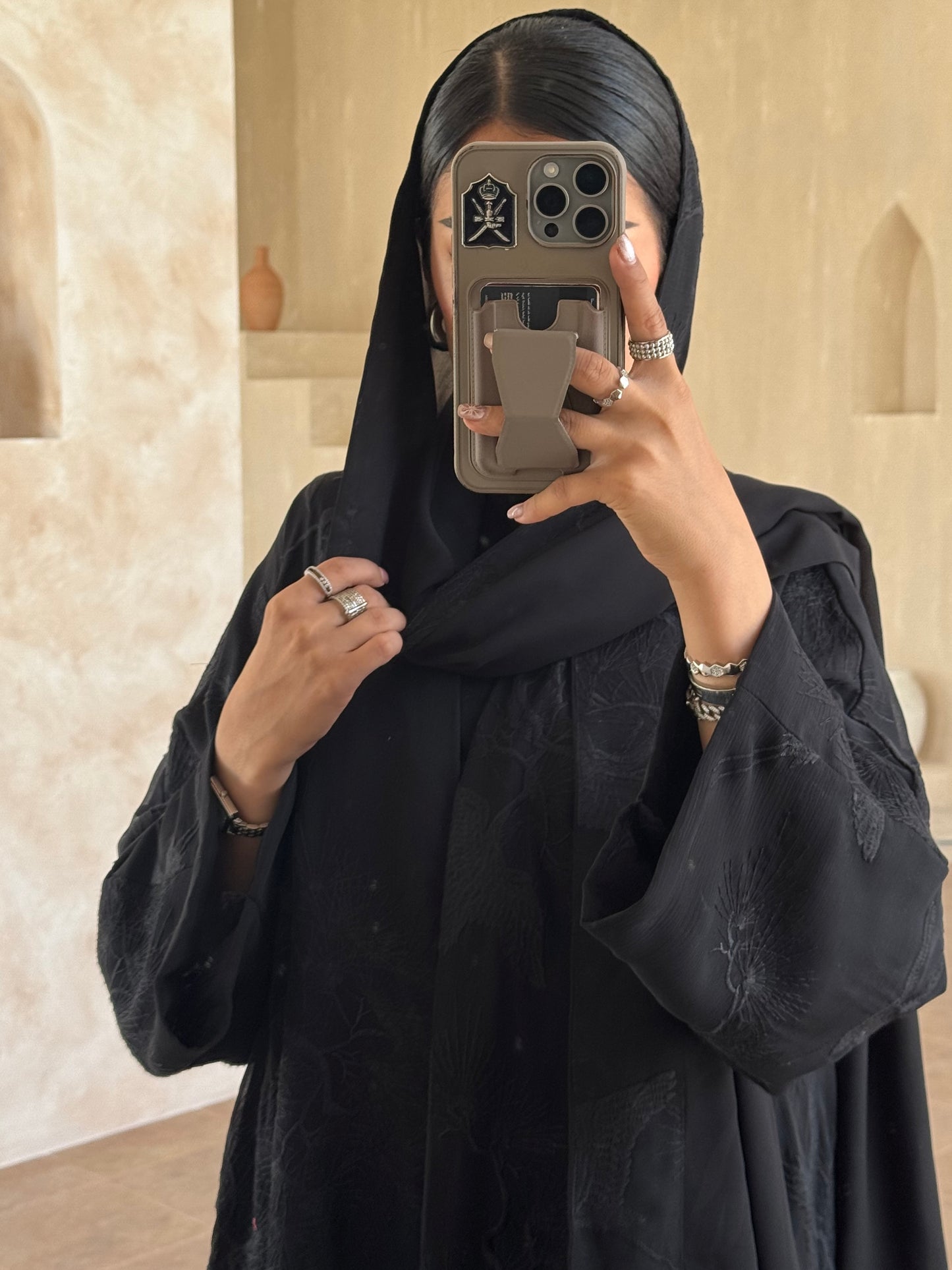 LS160 - Black A Cut Abaya