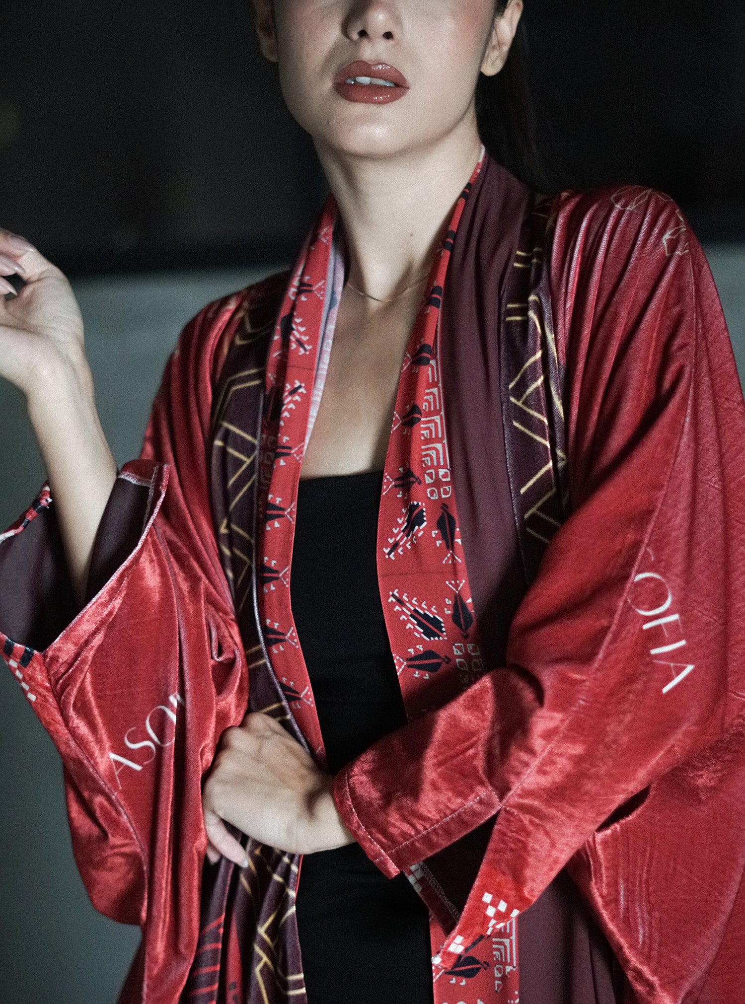 printed velvet