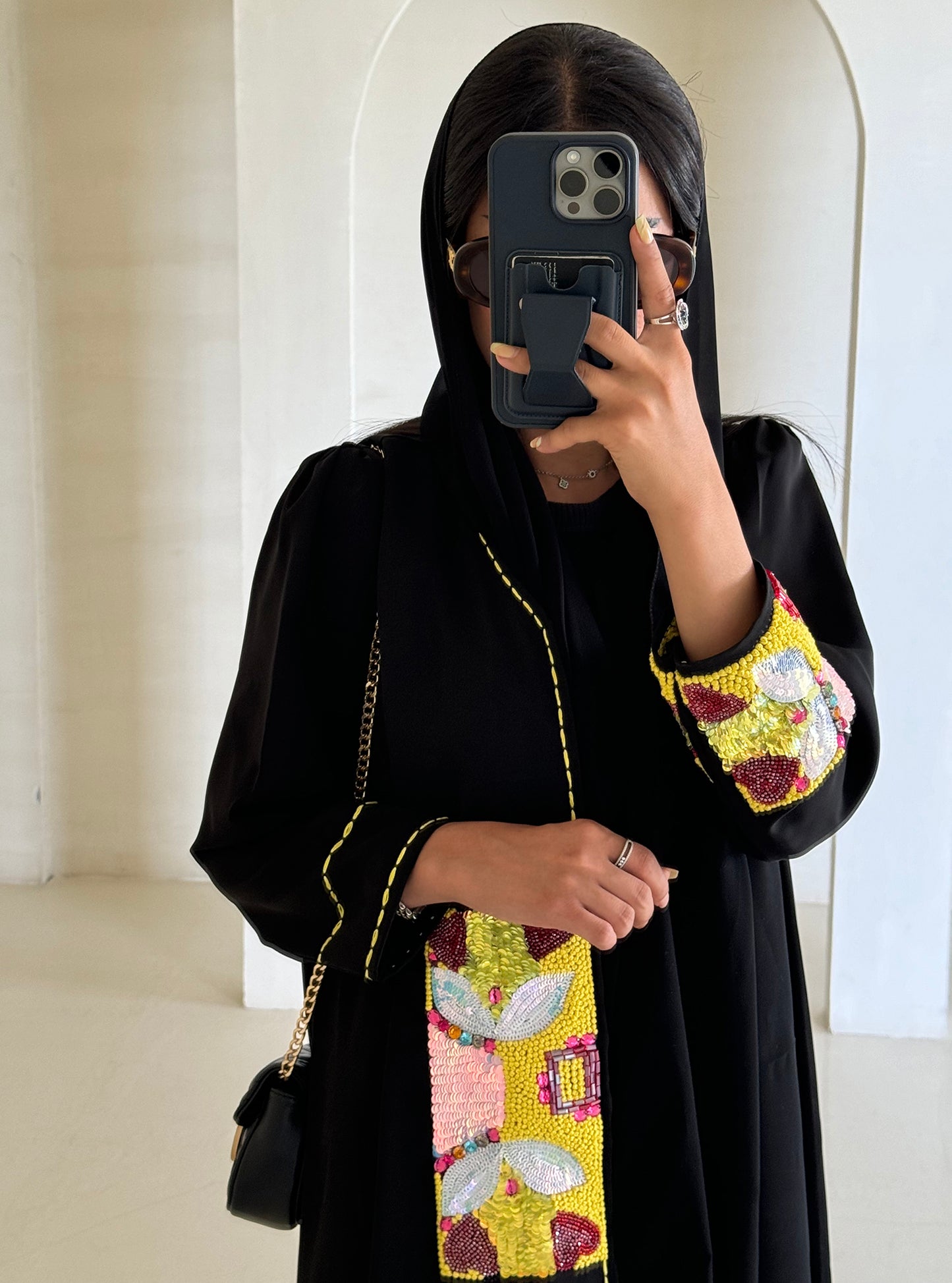 LS155 Black A cut Summer Embroidery