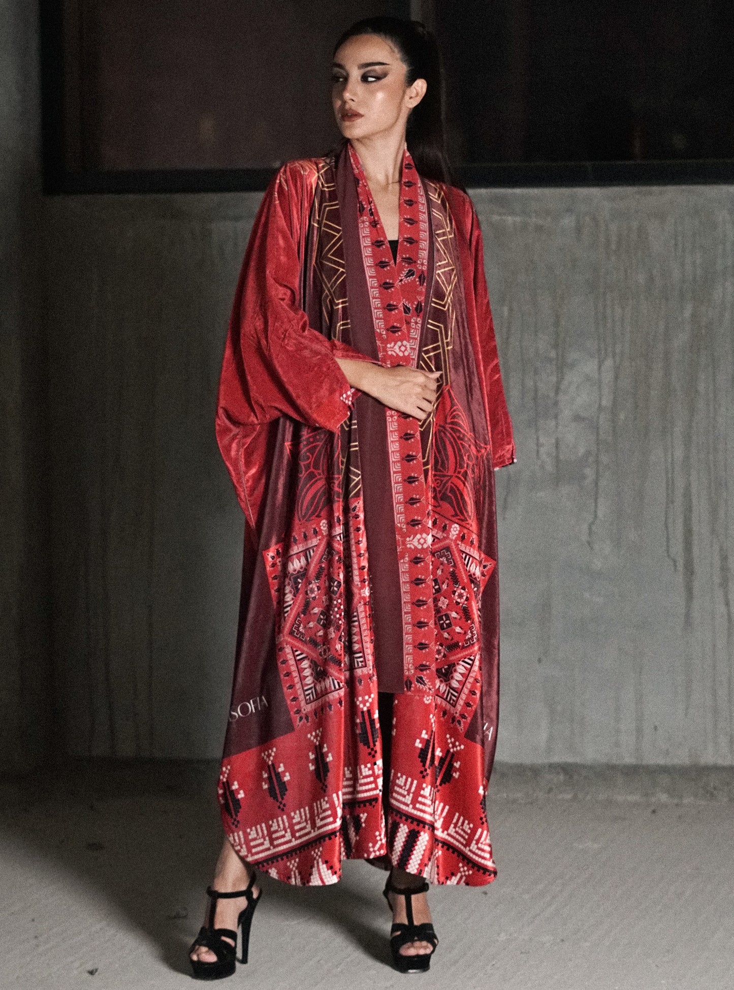 printed velvet