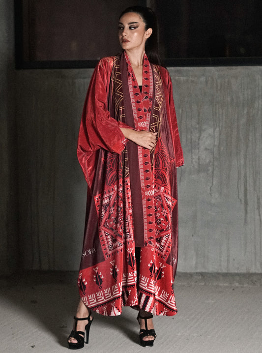 printed velvet